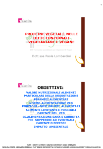 alimentazione veg