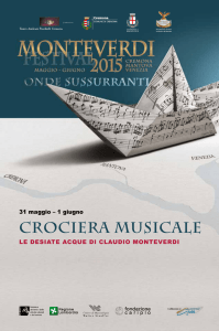 programma di sala concerti in crociera