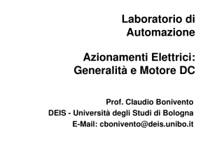 Generalità motore DC - LAR-DEIS Home Page