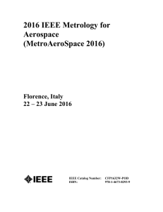 2016 IEEE Metrology for Aerospace