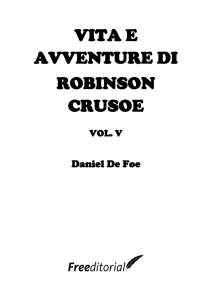 vita e avventure di robinson crusoe