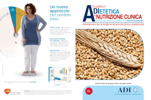 ttualità in - Associazione Italiana di Dietetica e Nutrizione Clinica