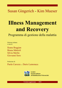 Illness Management and Recovery - Società italiana di riabilitazione
