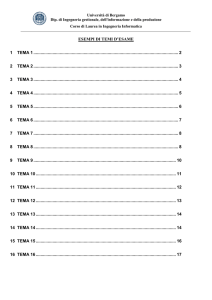 Esempi di temi di esame_V31 - Università degli studi di Bergamo