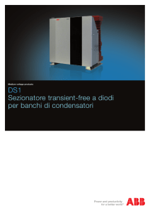 DS1 Sezionatore transient-free a diodi per banchi di