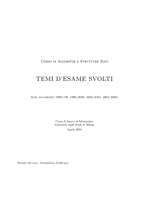 TEMI D`ESAME SVOLTI