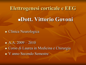 Elettrogenesi corticale e EEG