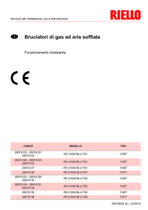 Bruciatori di gas ad aria soffiata