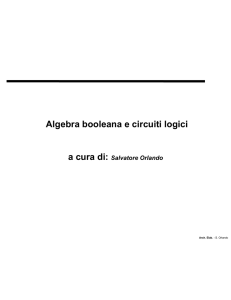 Algebra booleana e circuiti logici