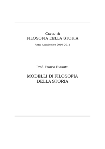 Corso di filosofia della storia