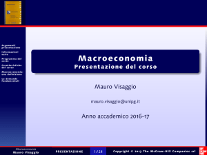 Macroeconomia - Dipartimento di Economia Università degli Studi di