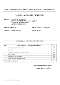 3asa fisica prisco - IISS IRIS Versari