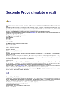 Telemcone3 -appendice-Seconde Prove simulate e reali