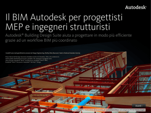 Il BIM Autodesk per progettisti MEP e ingegneri strutturisti