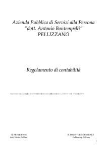 ORDINAMENTO FINANZIARIO E CONTABILE DELLE AZIENDE