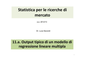 Statistica per le ricerche di mercato