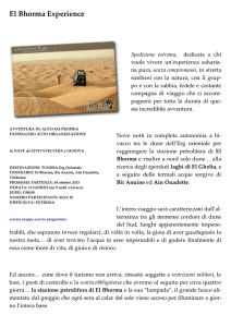 TUNISIA 4x4 - El Bhorma Experience, deserto del Sahara