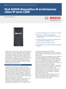 DLA-AIOU0 dispositivo di archiviazione video IP serie 1200