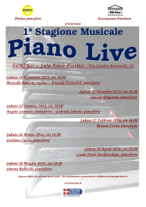 1 Stagione Musicale - Associazione Pantheon