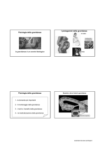 Fisiologia della gravidanza la gravidanza è un evento fisiologico I