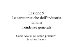 ASP lez 9 Industria italiana