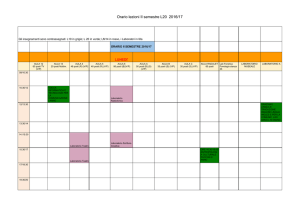 Orari II semestre 2016/17 L20