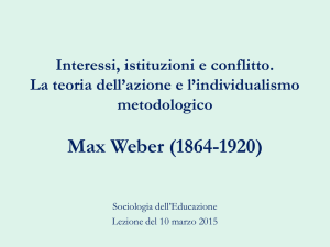 6 Max Weber 2015 - Dipartimento di Scienze Umane per la