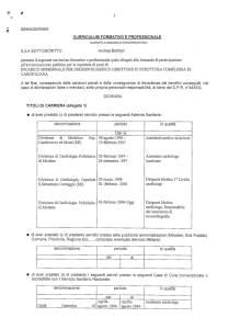 IL/LA SOTTOSCRITTO CURRICULUM FORMATIVO E