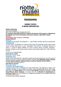 PROGRAMMA - Ministero dei beni e delle attività culturali e del