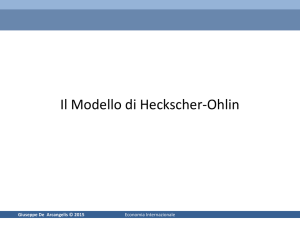 Il modello di Heckscher