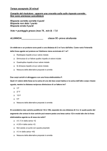 Tempo assegnato 30 minuti Compito del risolutore : apporre una