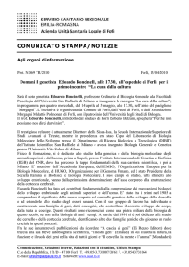 (069) - Il dott. Boncinelli all`Ospedale di Forlì (pdf - 42