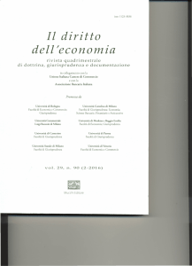 Il diritto dell`economia - Biblioteca Corte dei Conti A. De Stefano