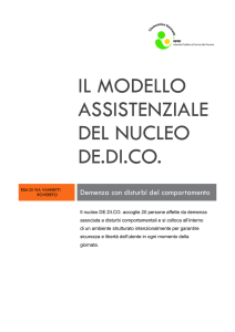 Il modello assistenziale del nucleo DE.DI.CO.