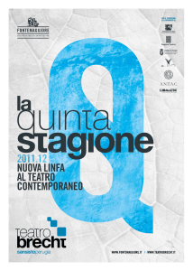 Cartellone la quinta stagione Stagione Teatro