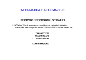 informatica e informazione - Digilander