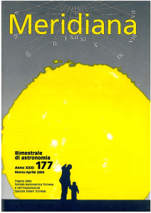 Bimestrale di astronomia - Società astronomica ticinese