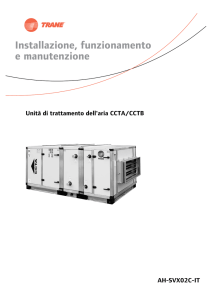 Unita di trattamento dell`aria CCTA/CCTB / Installazione