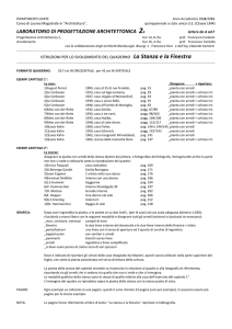 LABORATORIO DI PROGETTAZIONE ARCHITETTONICA 2a