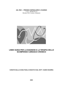 Linee guida scompenso cardiaco