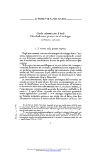 Quale industria per il Sud? Neo-dualismo e