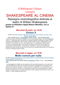 shakespeare al cinema - Bibliopoint IIS Enzo Ferrari Roma