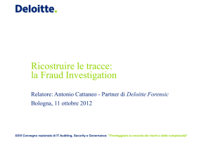 Ricostruire le tracce: la Fraud Investigation