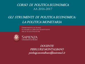 la politica monetaria