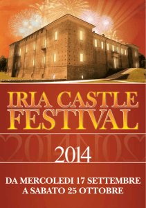 Programma 2014 - Iria Castle Festival