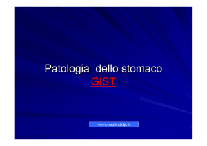 Patologia dello stomaco GIST