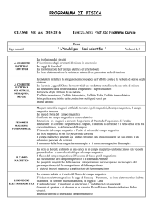 programma di fisica