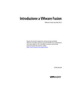 Introduzione a VMware Fusion