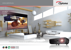 Proiettore 3D Home Entertainment luminoso e portatile
