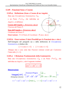 12.05 - Funzioni Seno e Coseno